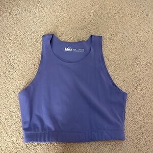 REI purple workout top